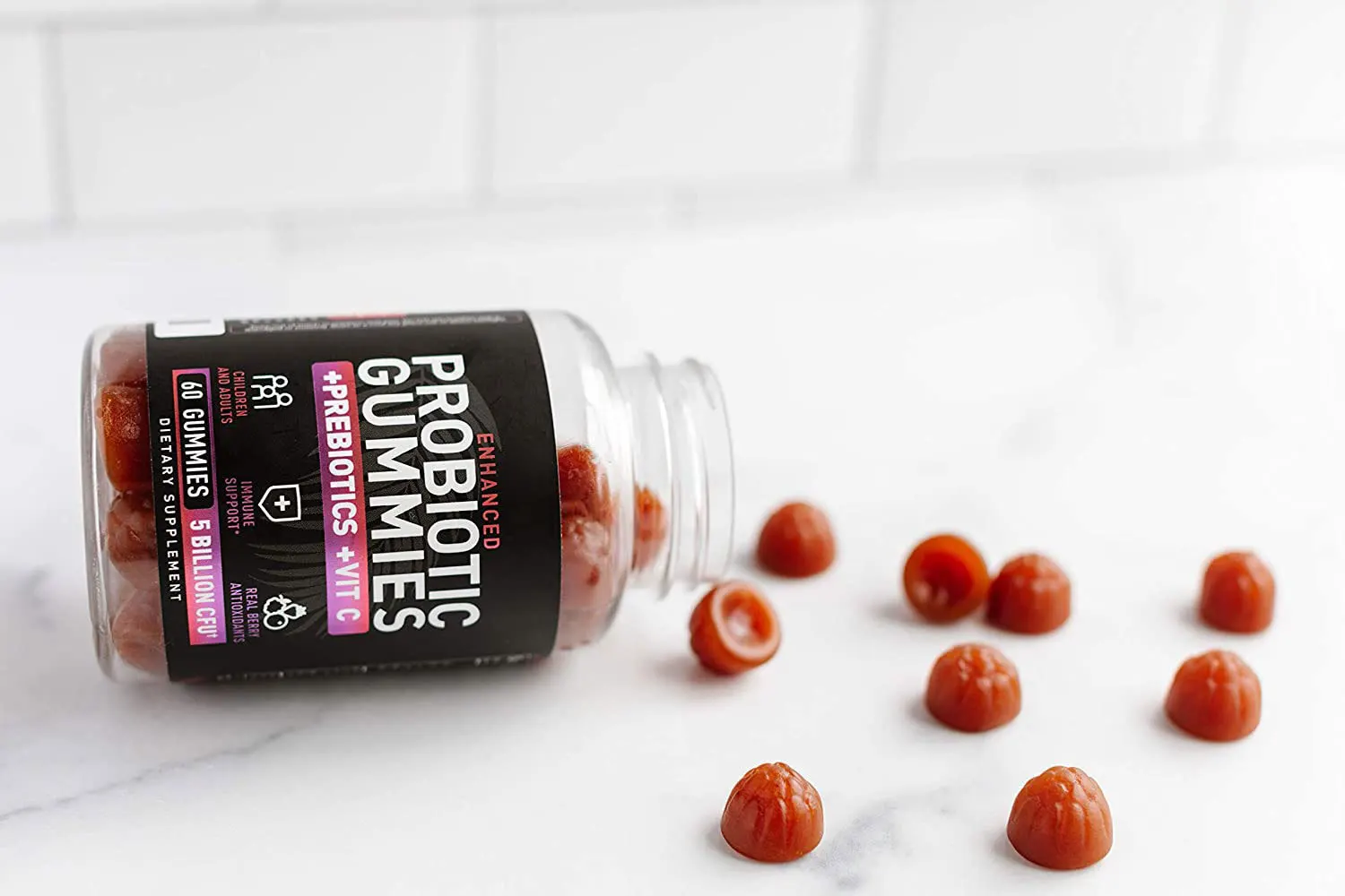 Adult Probiotic Soft Candy with Variety of Prebiotics Functional Beauty Gummy for Children