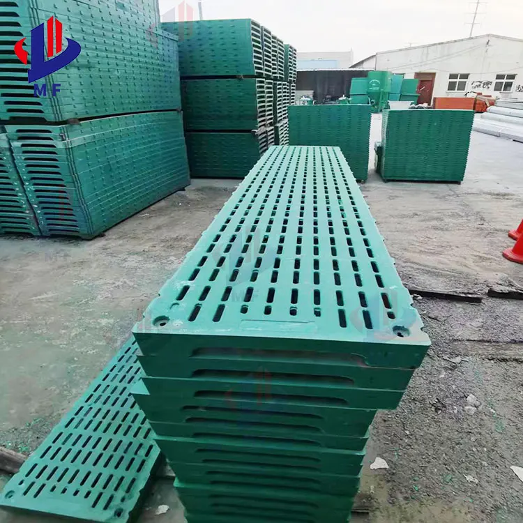 Green composite fecal drain board for sheep in sheep farms, 1.1*0.6 fecal drain board for sheep farms