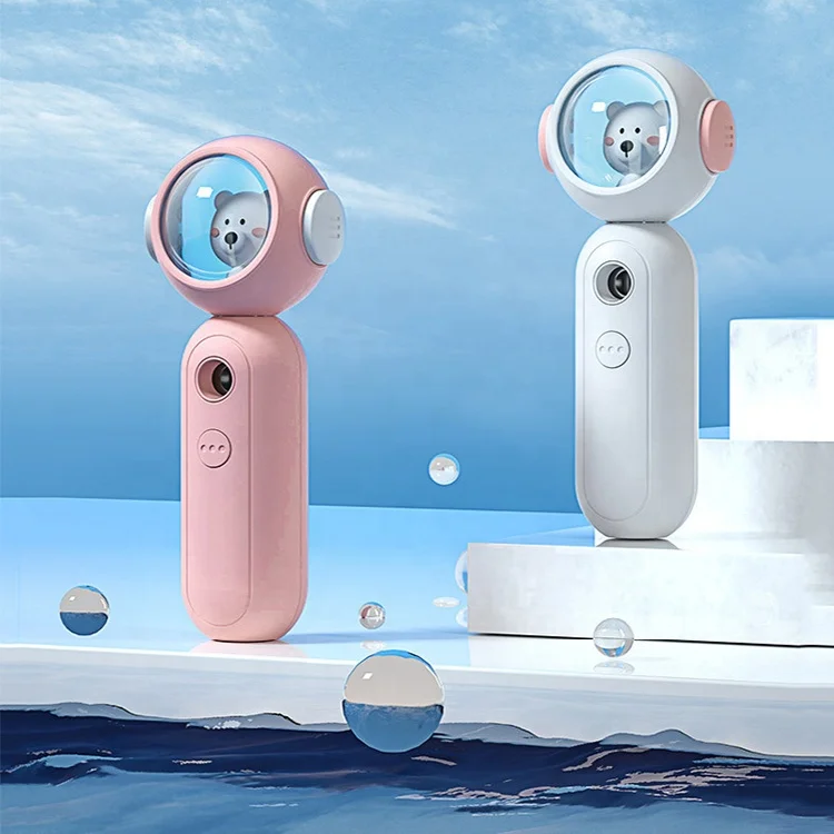 Nano Spray Hydrating Instrument Spraying Machine Negative Steaming Face Moisturizing Cute Bear Holding humidifier promotion gift