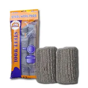 
marble floor polishing steel wool pad 0000# grade for cleaning and polishing 