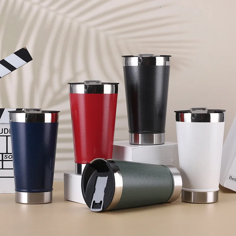 Wholesale Stainless Steel Ice Blaster Cup Double Vacuum Car Cup with Bottle Opener