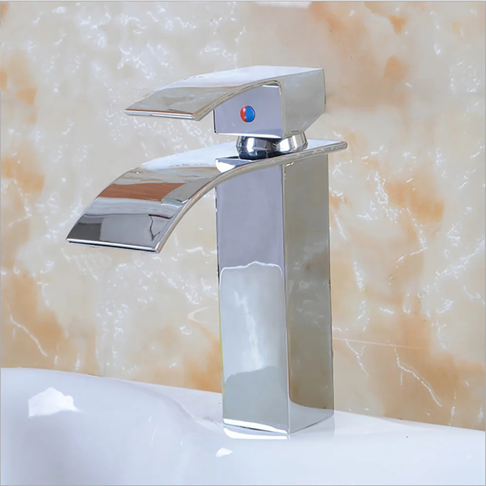 Best Seller Silver Hot and Cold Bathroom Faucet Wash Basin Mixer