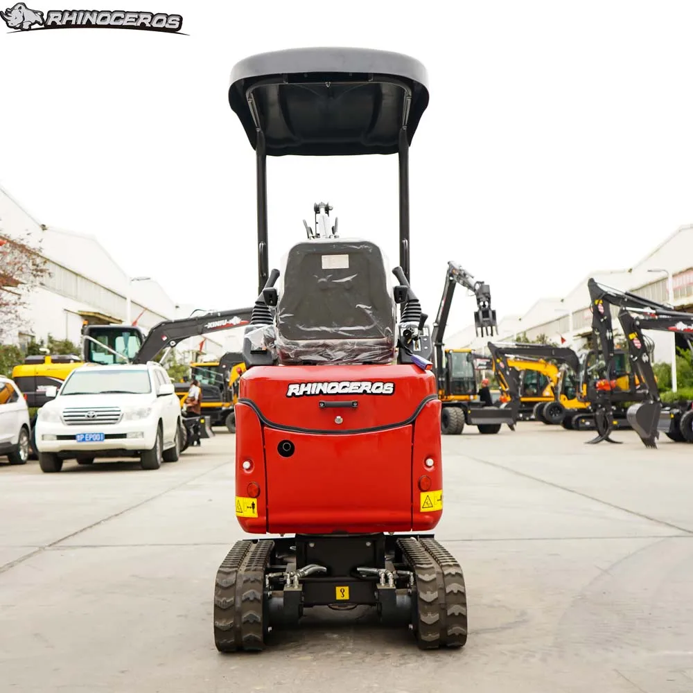 Rhino Irene XN12-9 Crawler Excavator with Cummins Engine Hydac Hydraulic Cylinder and Reliable Gear for Home Use