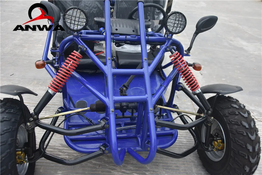 150cc 4-тактный Go kart двухместные сиденья багги с обратным способный преодолевать Броды для взрослых