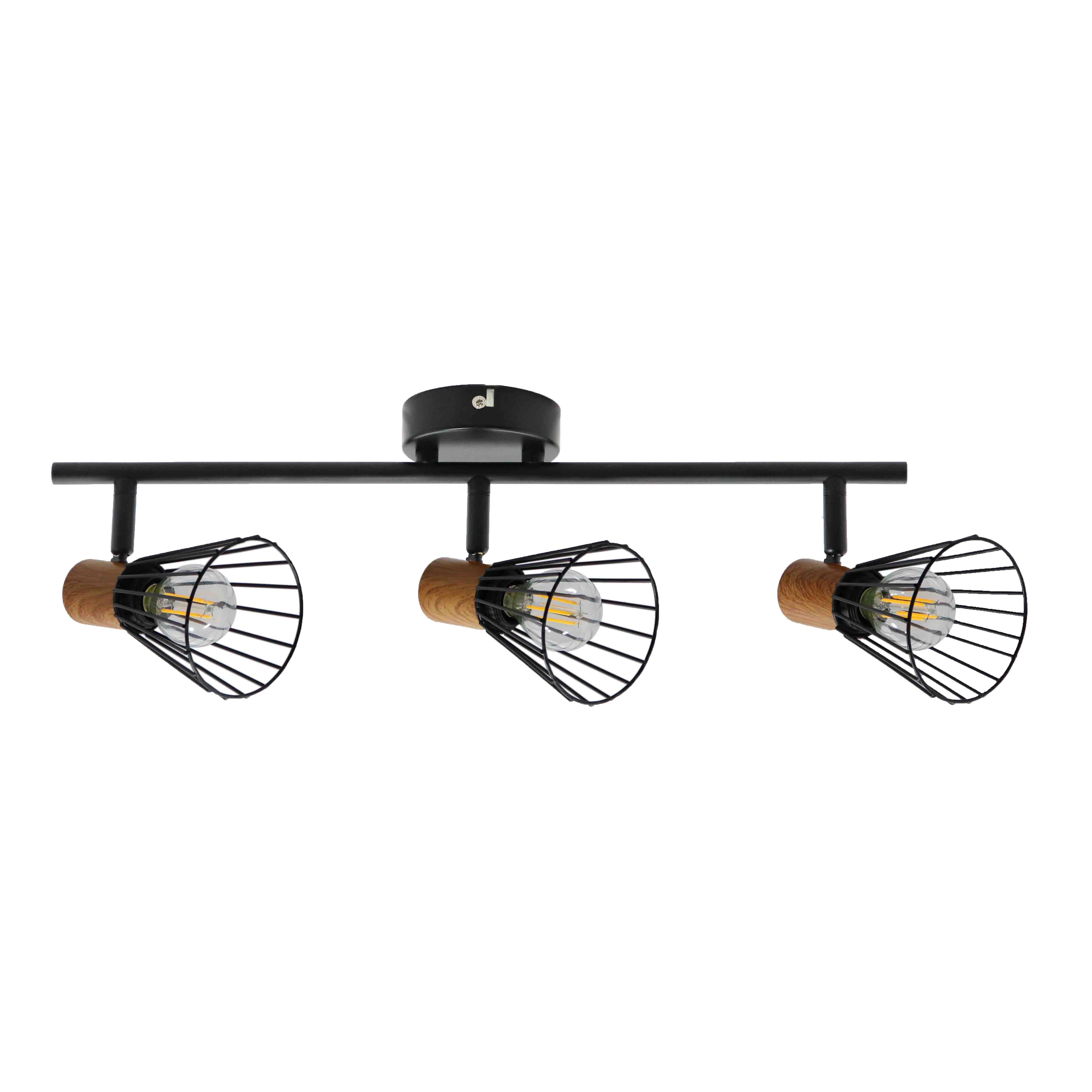 Classic Metal Iron E14 Bulb 2 Heads 3 Heads 4 Heads small LED Decorative Spot Light track lighting