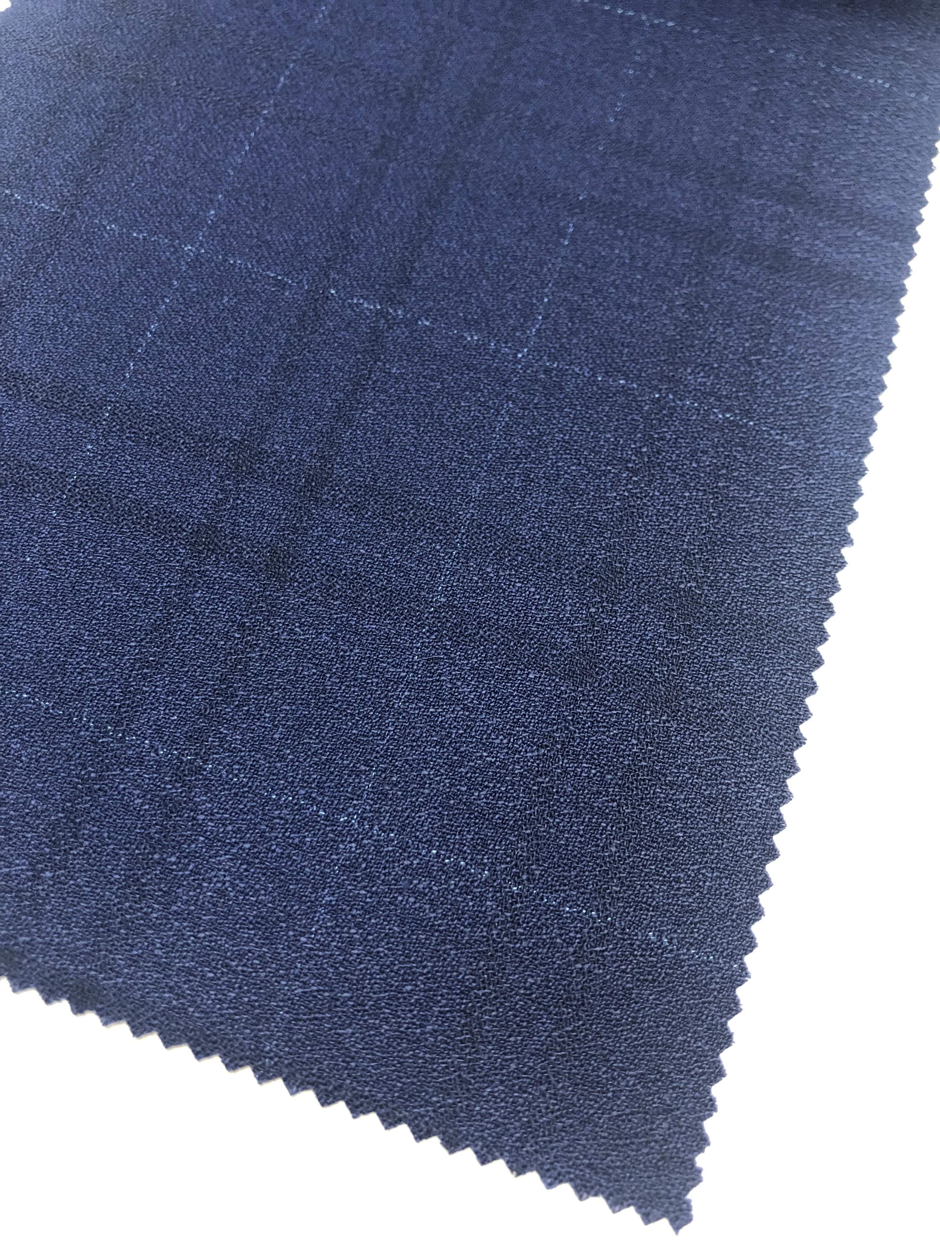 wholesale for European merino wool Navy check design made in China