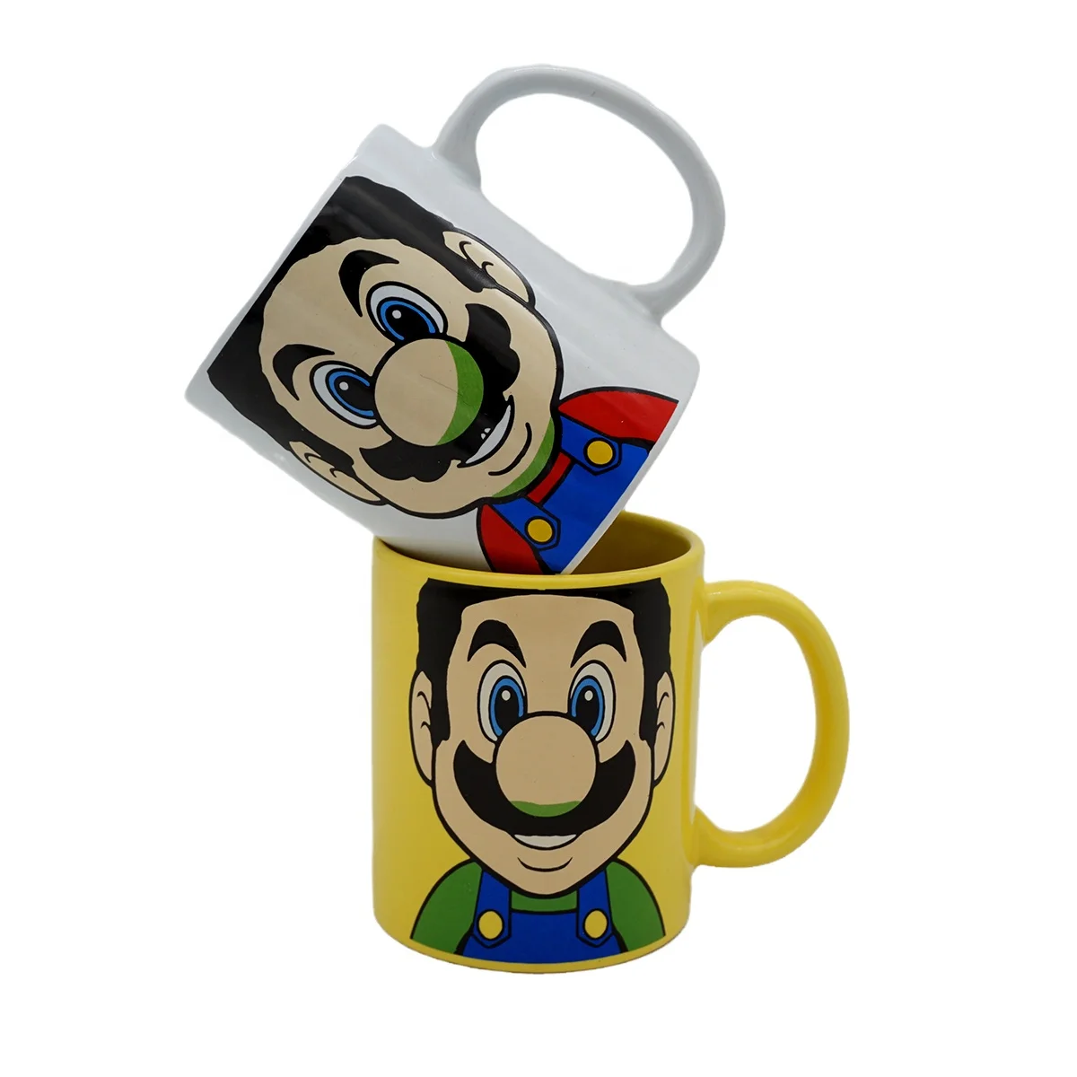 Cartoon Super Mario mushroom Ceramic Coffee Mug for Kids