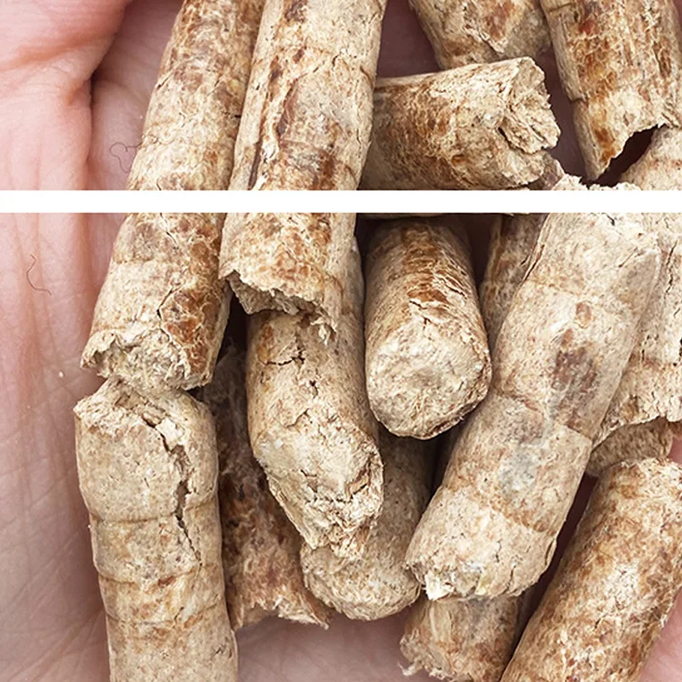 Wood pellets do not coke  have a long heating time  new energy fuel  biomass  and are flammable wood pellets