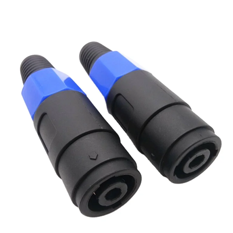 NL4FC Speakon разъем 4 полюса аудио динамик штекер Поворотный замок Мужской и Женский адаптер