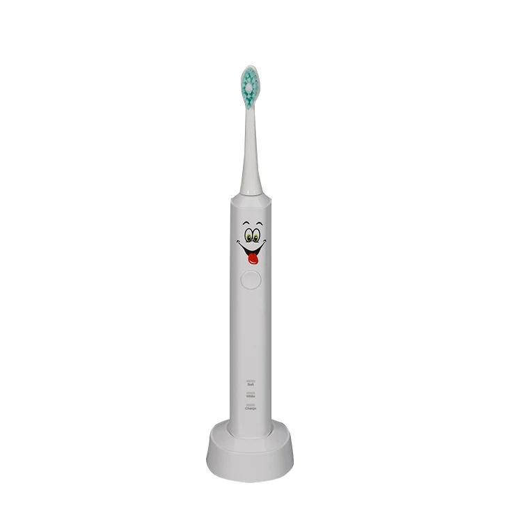 
Custom Cute Portable Rechargeable Soft Bristle Safe Teeth Cleaning Kid Electric Toothbrush 