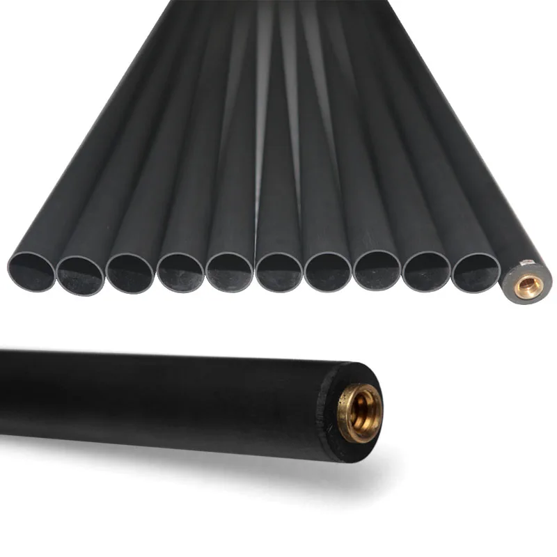 High Strength Oem Size Snooker Cue  Specific Modulus Fiber Glossy Carbon Billiard Tail Rod