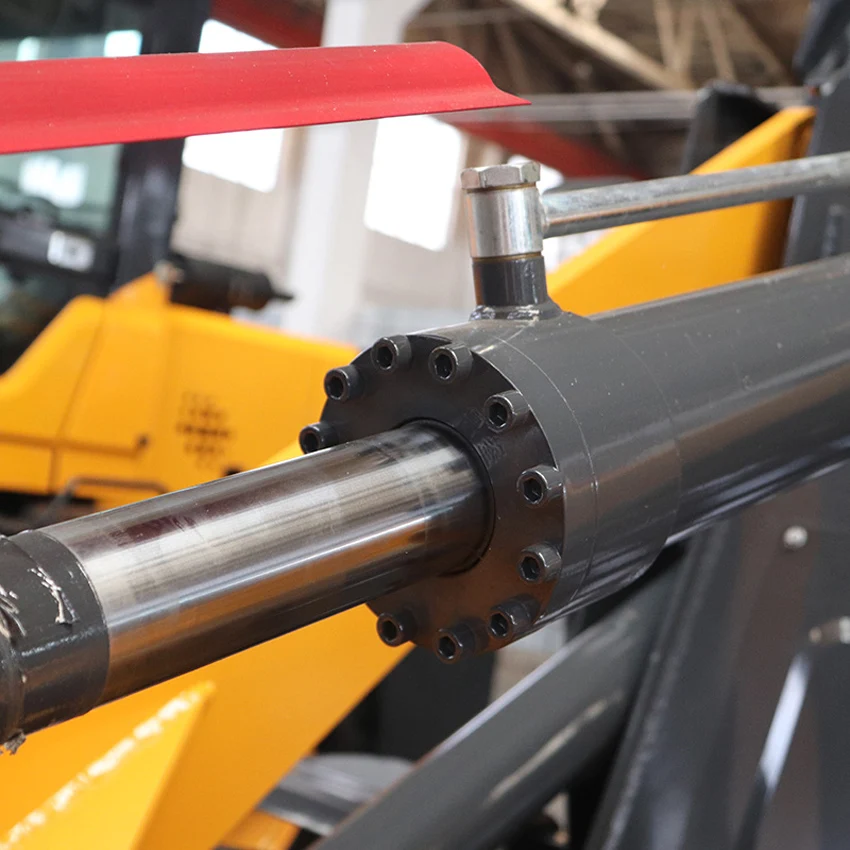 Chinese manufacturer produces small multi-functional wheel loader. The loader can be customized and can lift 700kg.