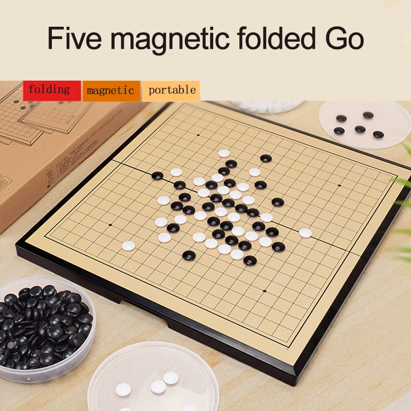 Хит продаж Премиум китайская Складная шахматная доска Weiqi набор настольных игр