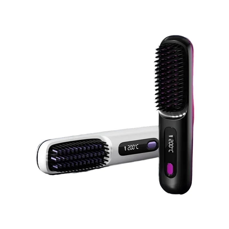 Portable Foldable Ceramic Household Application Artifact for Pin Straight Hair Hair Straightener Brush