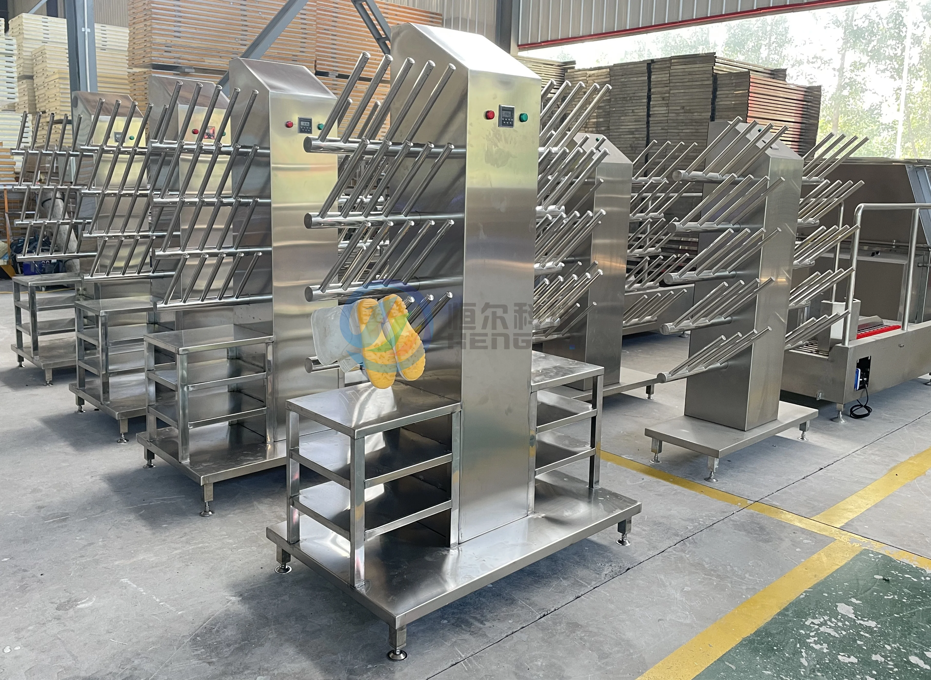 Industrial electric stainless steel boot dryer rack machine sterilizer shoe glove