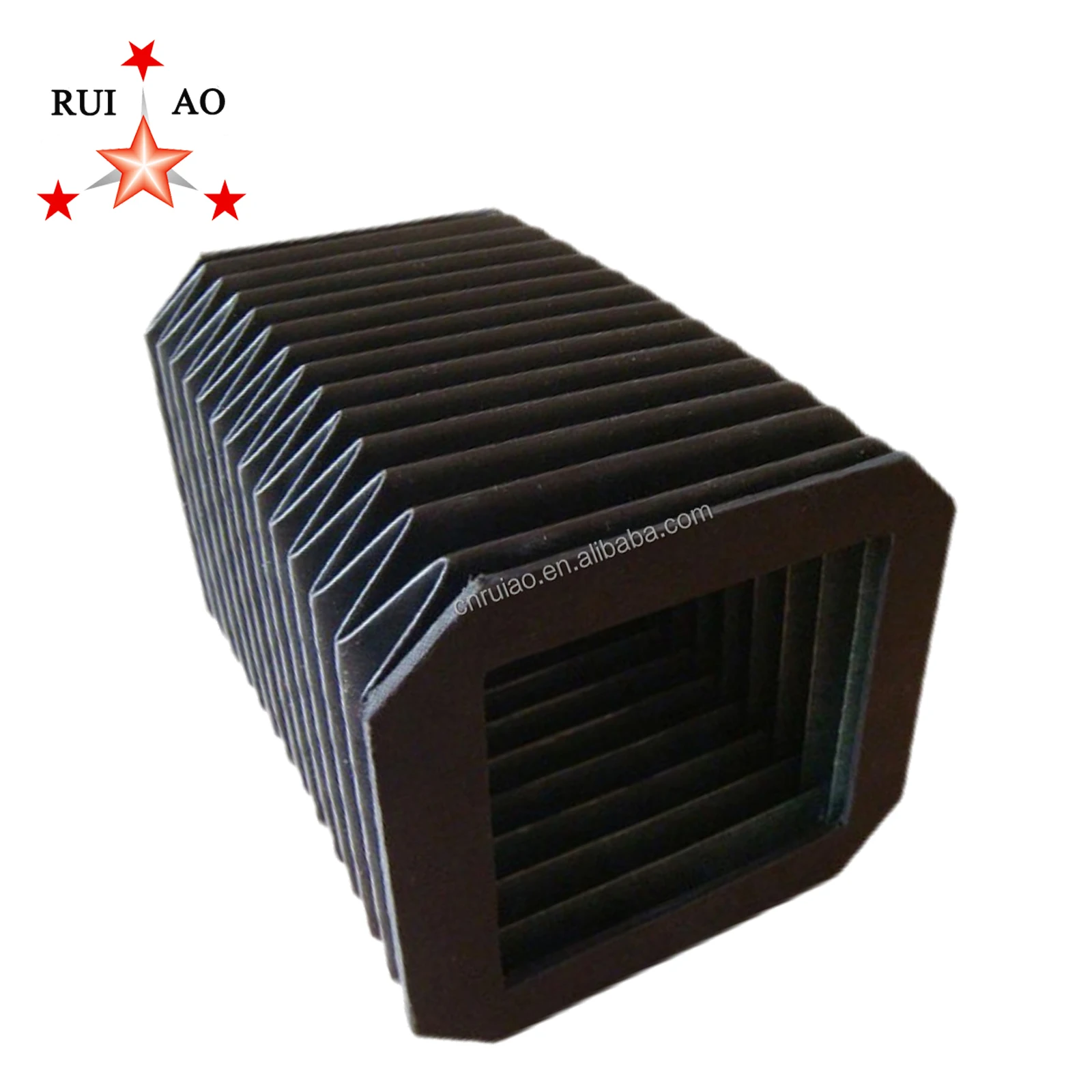 bellow square tile cloth,linear rail cover CNC accordion bellows cover,cnc cover dust