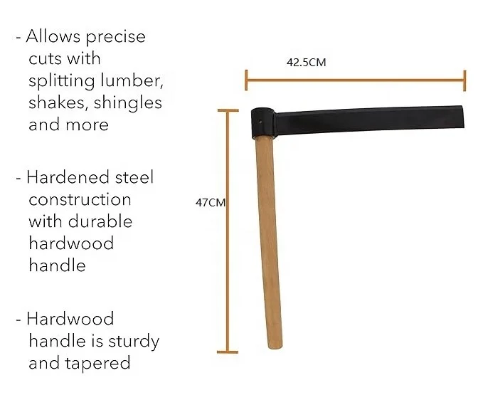 Log tools Splitting Axe Hatchet Log tools  Firewood Knives Log tools for chopping, splitting or dividing woods