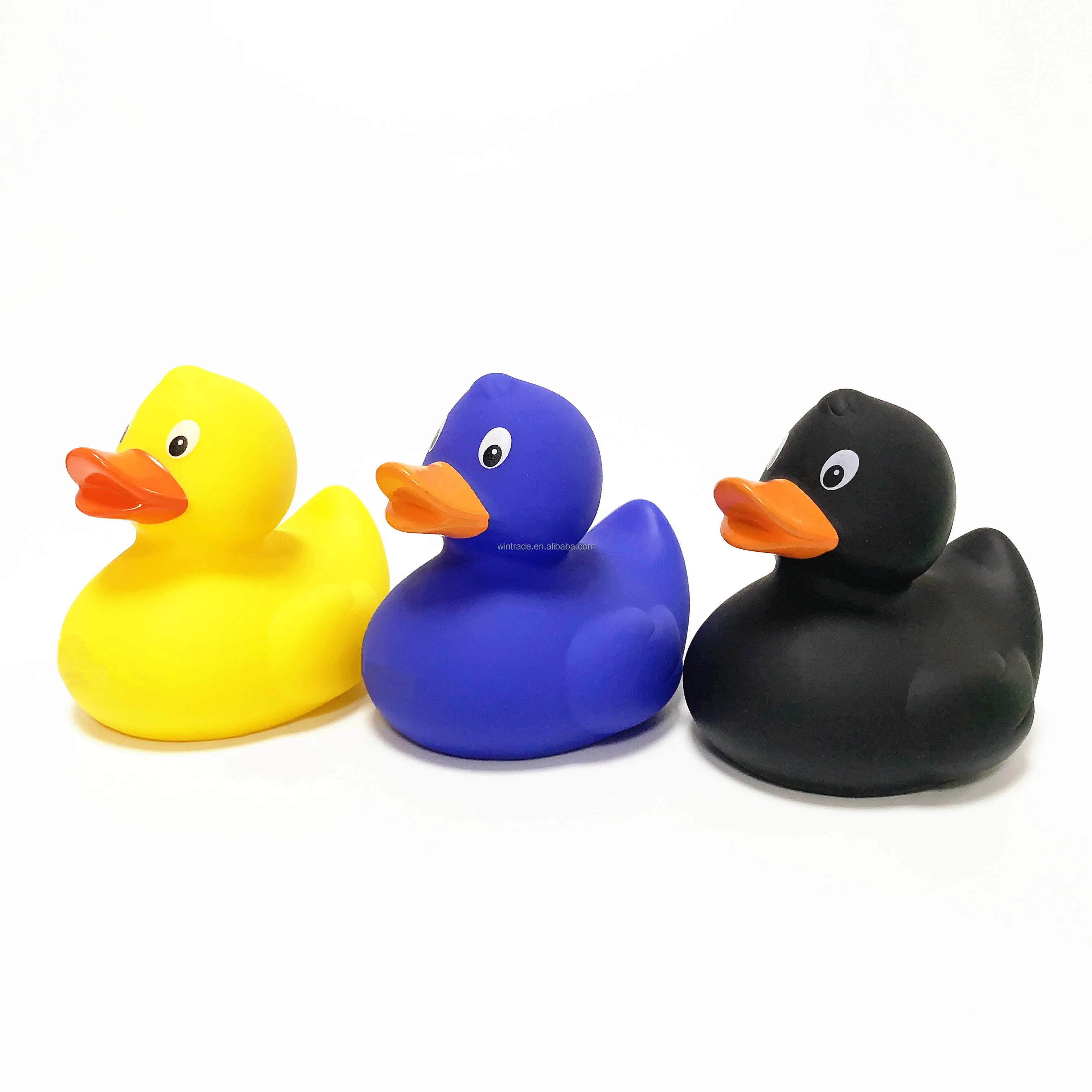 Rubber duck bulk floating yellow and black plastic duck swimming for baby bath with ECO friendly PVC