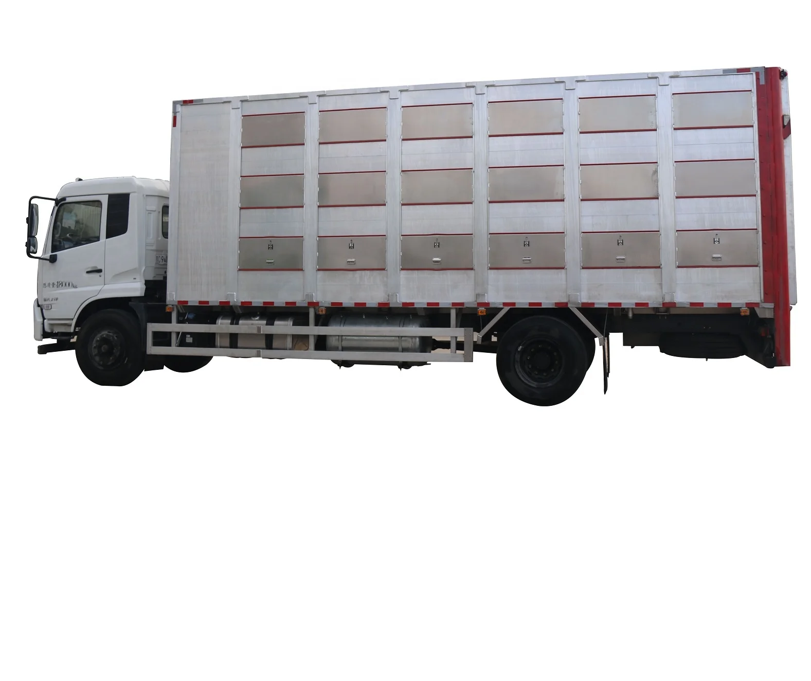 china factory sale brand new livestock piglet transport stake truck pig transportation truck poultry carrier truck for sale