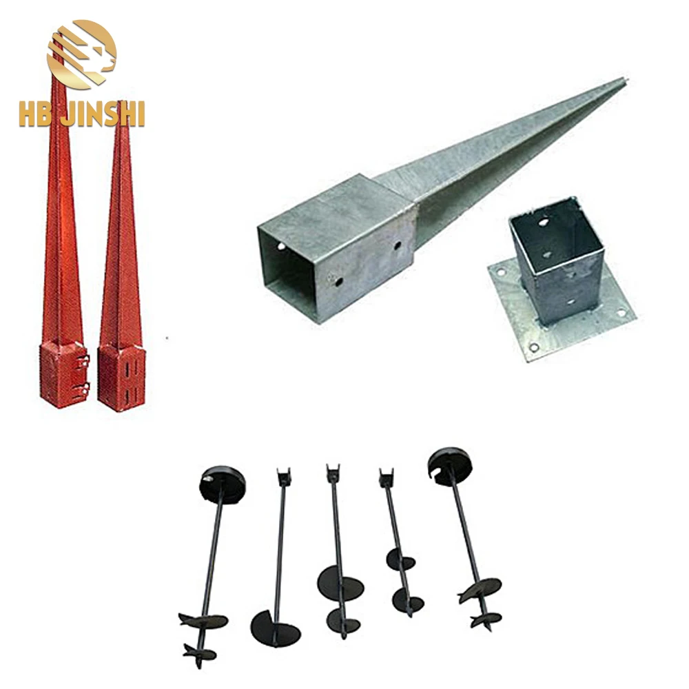 Timer construction ground screw helix pile for foundation