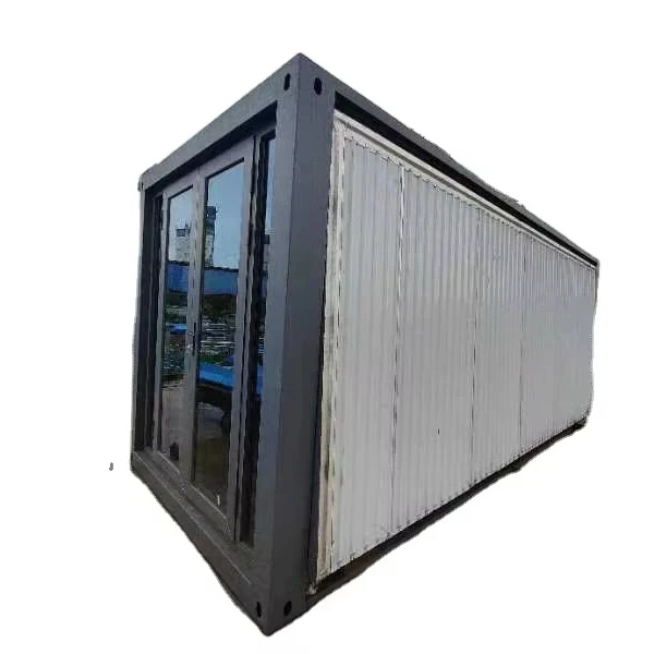 Умная Складная сборная вилла расширяемый контейнерный дом с туалетом и спальней изготовленный из сэндвич-панели