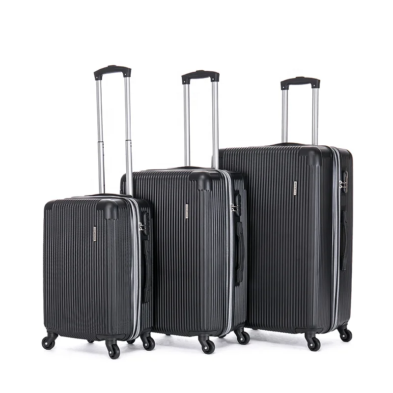 Expandable Light Weight Spinner 4 wheels 20 24 28 3PCS ABS Trolley luggage set