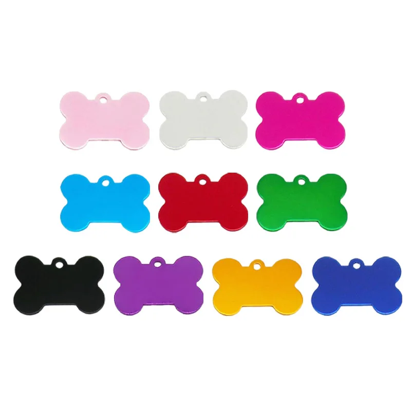 ACTC Prevent loss Anti-loss Nameplate id blank tag Cats and Dogs personalization Pet family Contact Bone shape pet ID tag