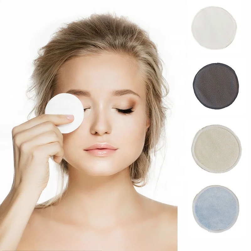 Washable Soft Bamboo Fiber Organic Cotton Pads