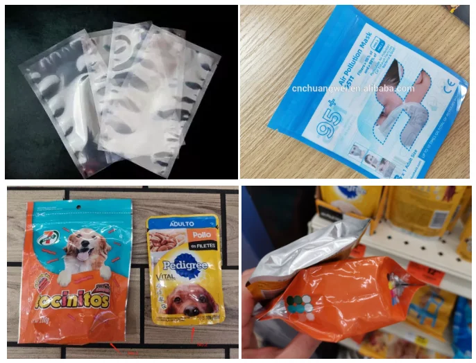 chovyting machinery 4 side sealing gusset bag self standing slider ziplock pouch doypack making machine for fruit packaging