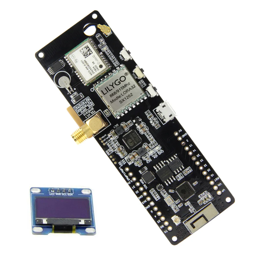 T-Beam V1.1 ESP32 433/868/915/923Mhz WiFi Blue-tooth Module ESP32 GPS  18650 Battery Holder