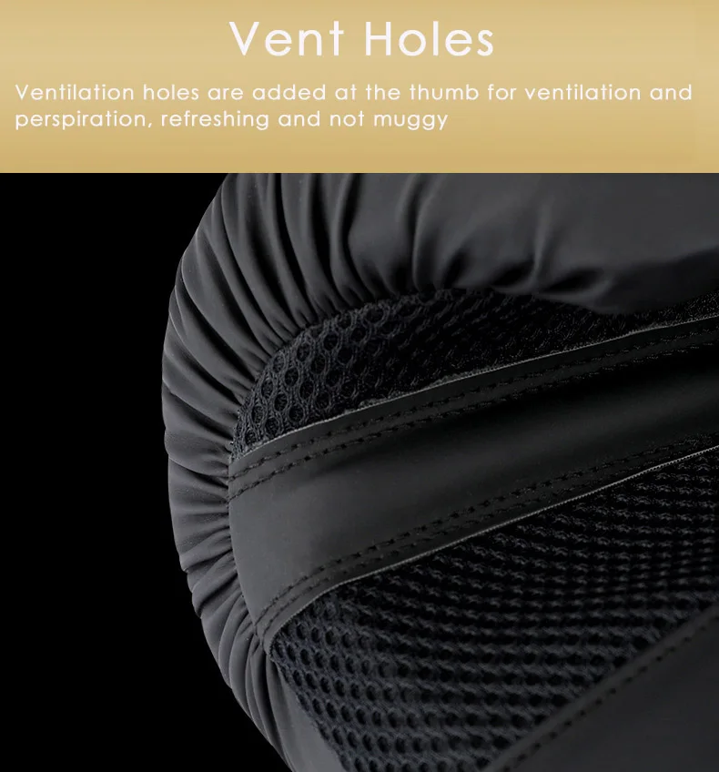 Custom Logo Tear Resistance PU Leather Boxing Gloves with Wrist Support Punching Training Boxing Gloves