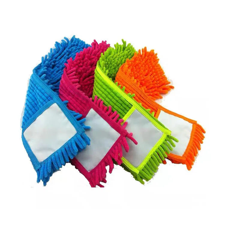 Custom Wholesale Good Quality Mops Cleaning Cloths Rectangle Cotton Pocket Mop