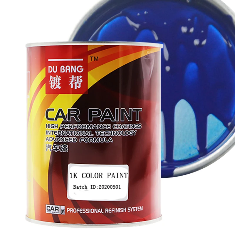 Factory car paint smooth surface lacquer green phase blue color mix auto paints