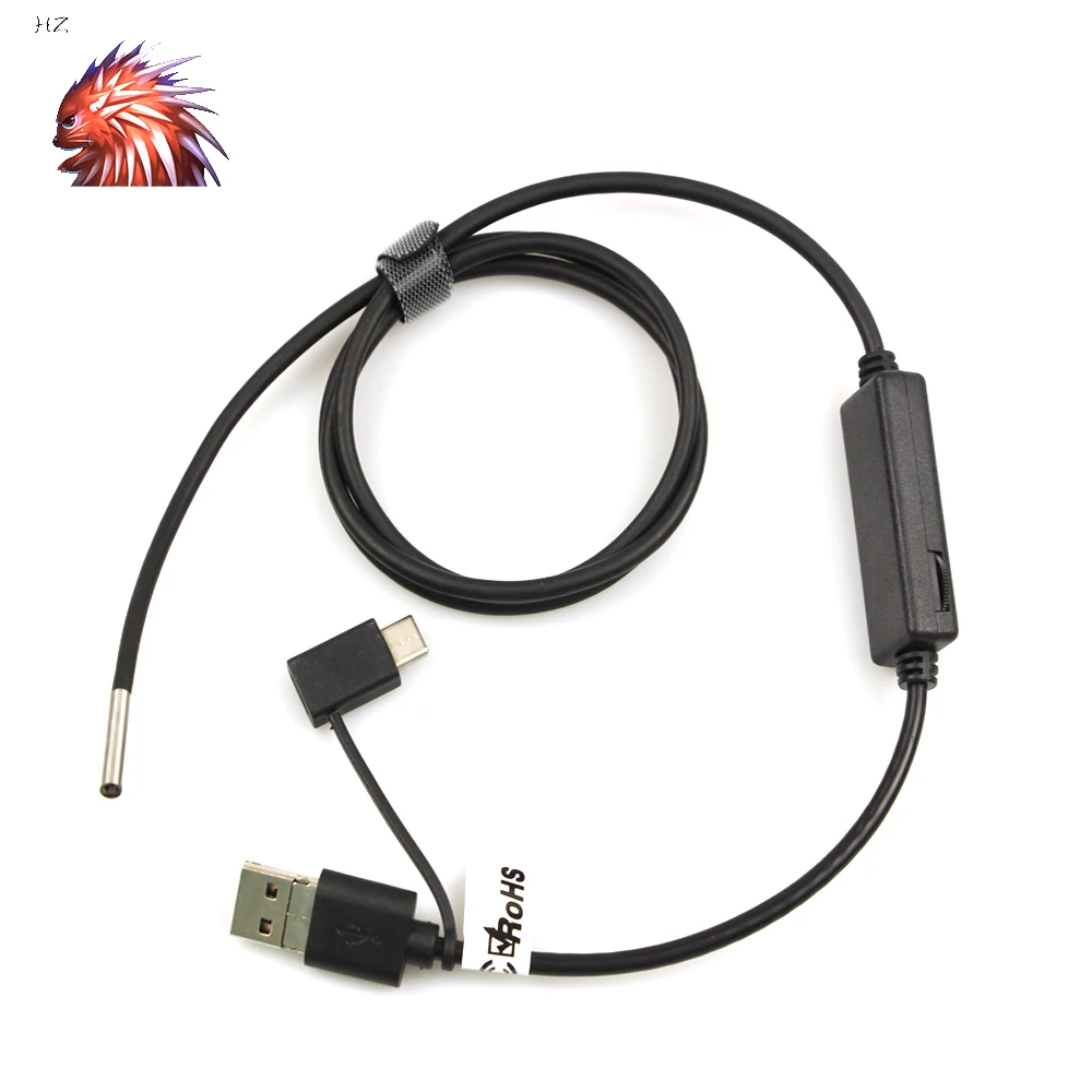 Водонепроницаемая камера-эндоскоп IP67 4 мм 720P HD USB длина кабеля 1 м модуль
