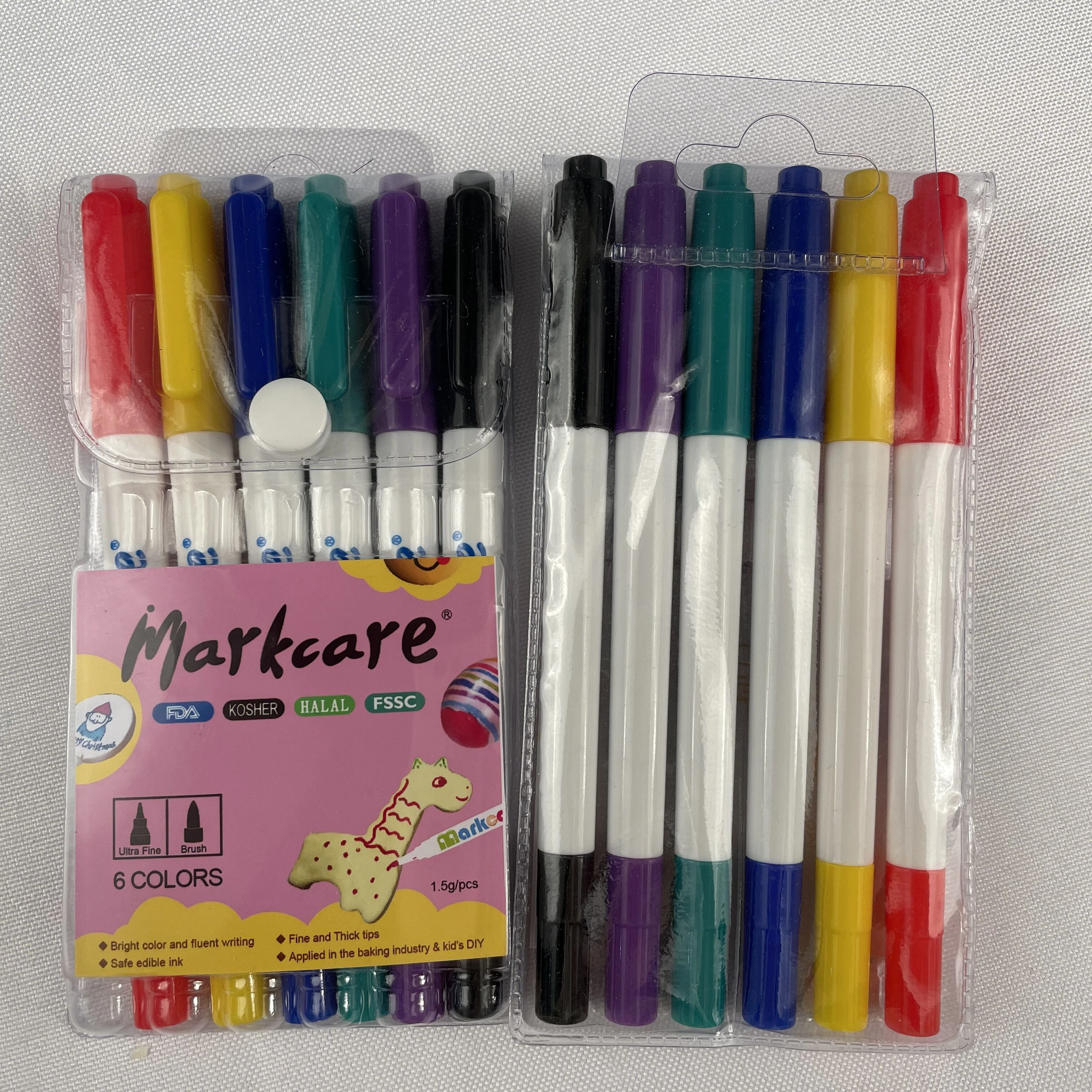 Dual Tipped Metallic Edible Ink Decorating Pen Perfect for Royal Icing Fondant and Gumpaste