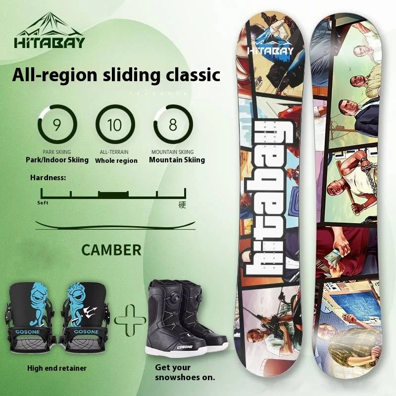 Factory wholesale ski board snowboard Carving Snowboards & Skis Winter outdoor sports for adult and children