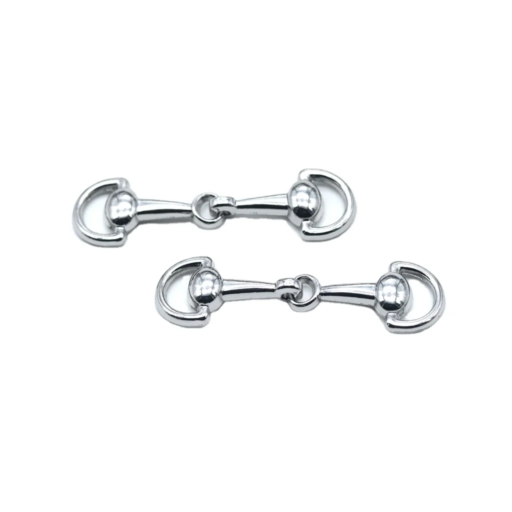 Zinc Metal Decorative Double Ring Shoe Metal Buckle for Stylish Accessory