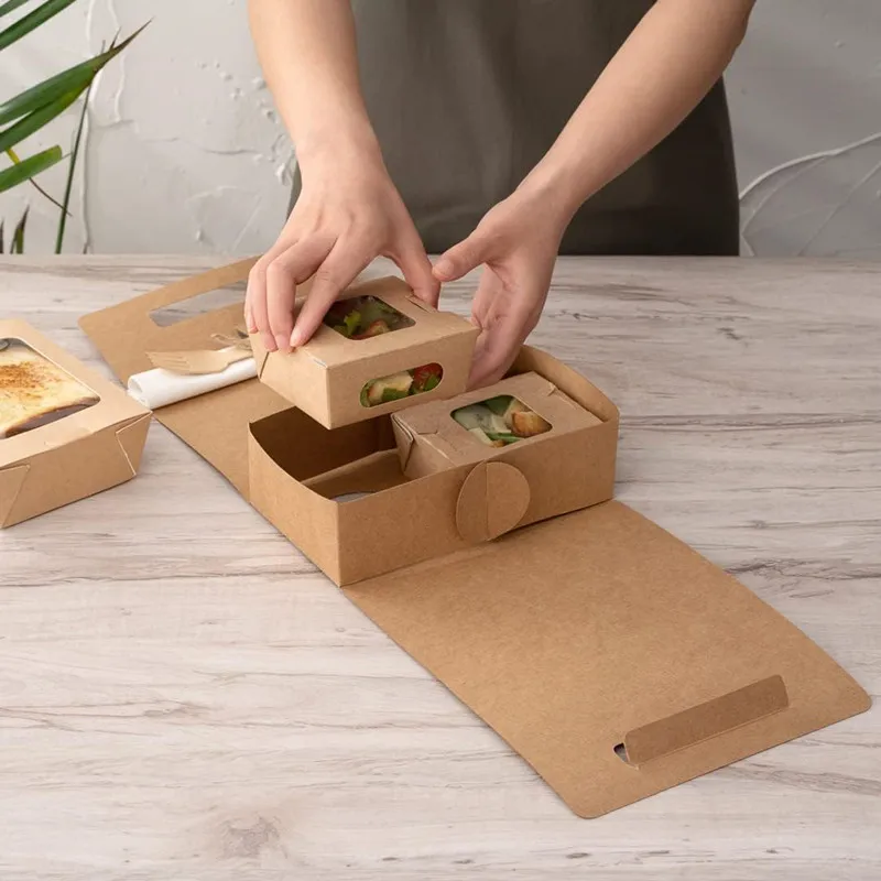 beverage cup holder  drink meal deli lunch to go take out carrier with handle