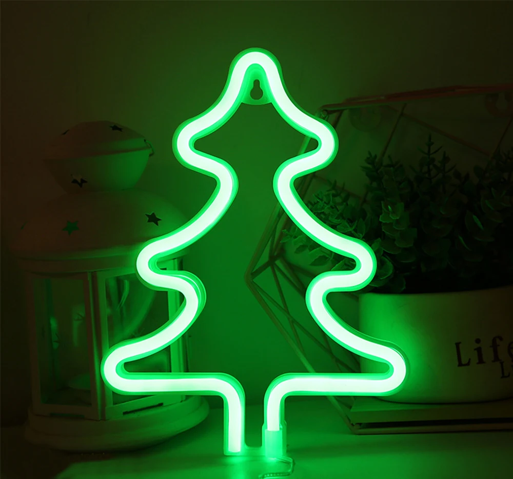 BOKUN Drop shipping Christmas Decoration Neon Signs Wholesale Led Neon Sign for Bedroom Wall Hanging Sign
