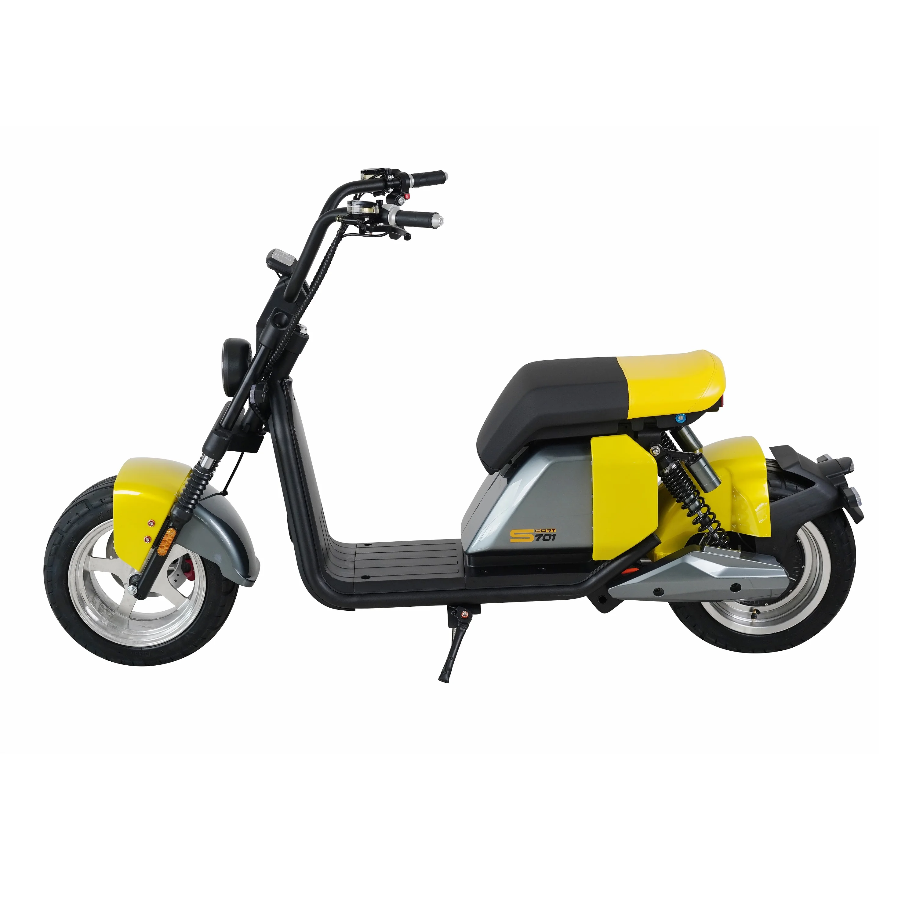 Power 3000w 2000w Motorcycle Citycoco E Chopper Rechargeable 20ah 30ah Lithium Battery Rear Shock Suspension Electric Scooters