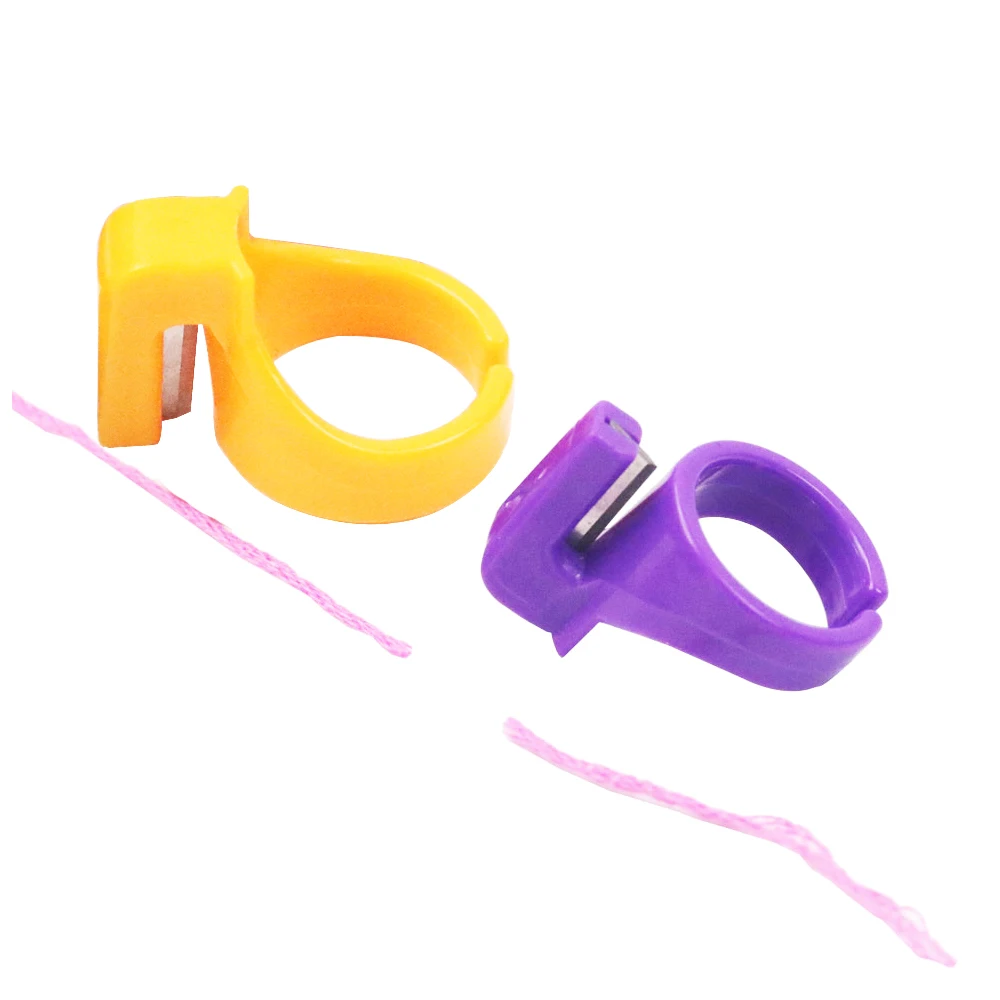 Sewing Thread Cutter Ring Knife Quilting Thread Cutter Sewing Finger Knife Ring Line Finger Cutting DIY Tool for Yarn Thread