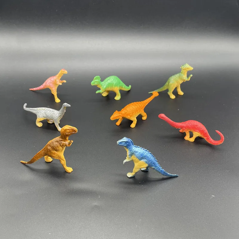 Wholesale Colorful Cute Figurine Soft Plastic Mini Dinosaur Model Toy Diy Toys Sets For Kids Children Girls