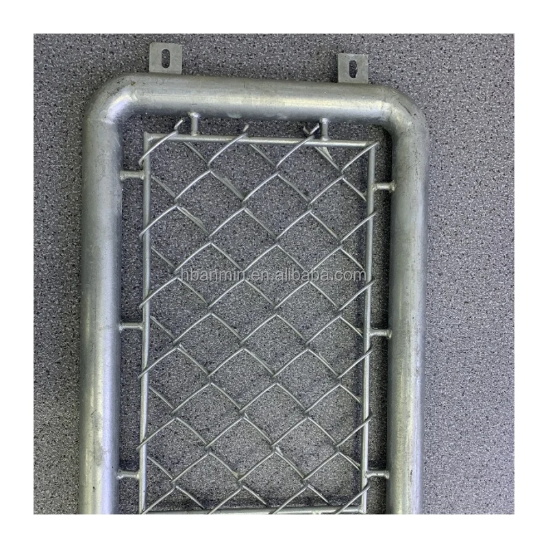 Hot Dipped Galvanized Pvc Coated Chain Link Fences fencing net iron wire mesh price