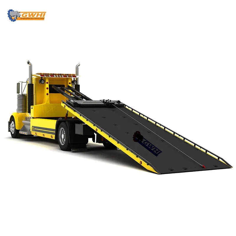 Metro FB-15 tilt tray bodies tow truck wrecker 10t flat bed truck with crane