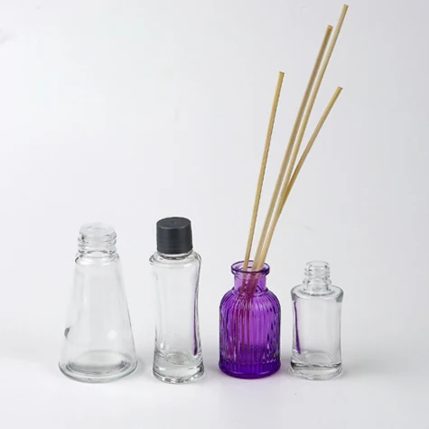 
wholesale 200ml essential oil aroma fragrance fancy glass reed diffuser empty bottle 