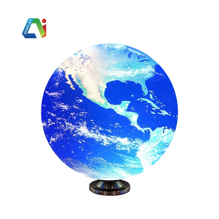 Indoor & Outdoor Spherical LED Ball Globe Sphere Full Color 1m 1.5m  2.5m 3m Diameter Shaped LED Display Screen P2.5