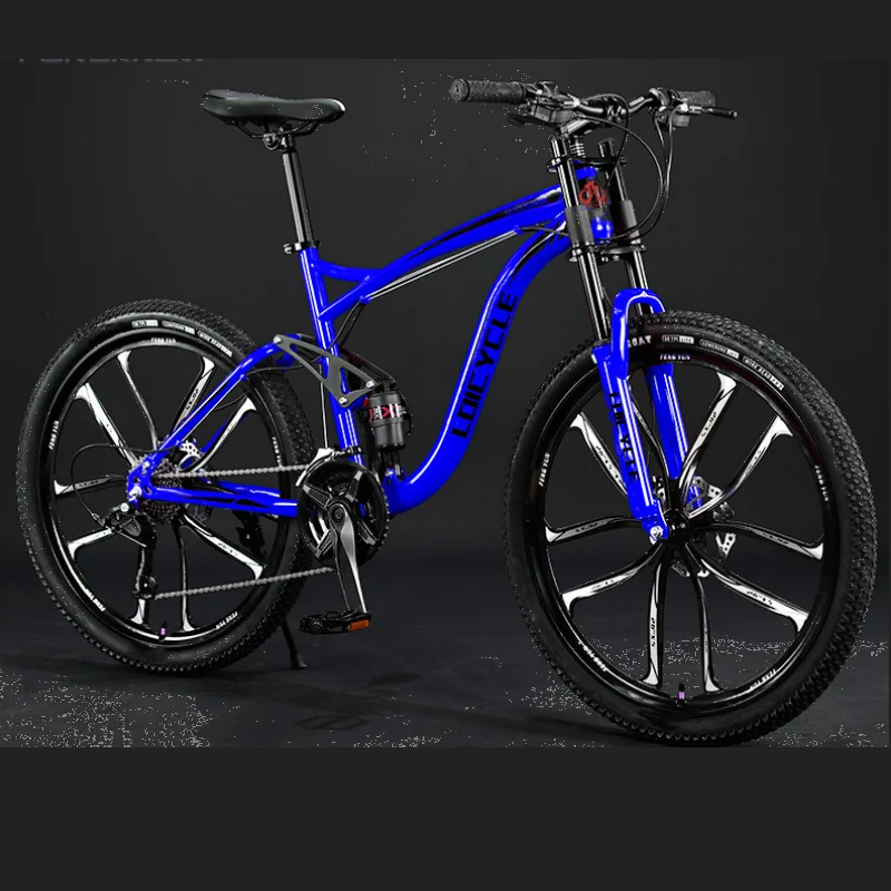 China manufacture 26 inch adult racing bicycle mountain bike shock absorption 21 speed mountainbike bike