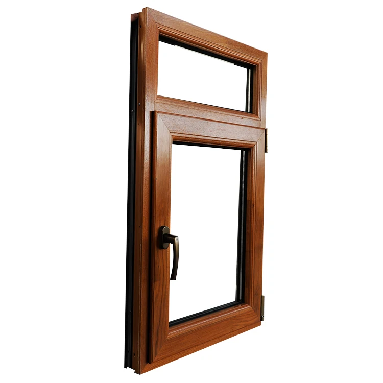 European Style Customized Standard Size glass Aluminium tilt and turn windows for commercial