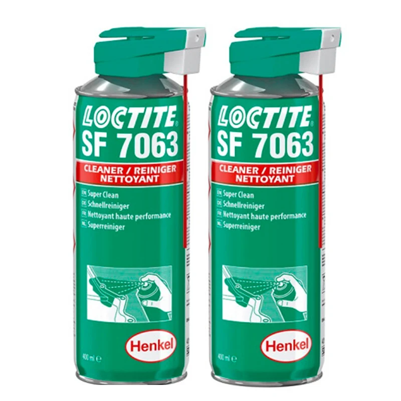 Прозрачные клеи для очистки поверхности Henkel loctite SF 7063 400 мл органический растворитель чистящее средство металлического