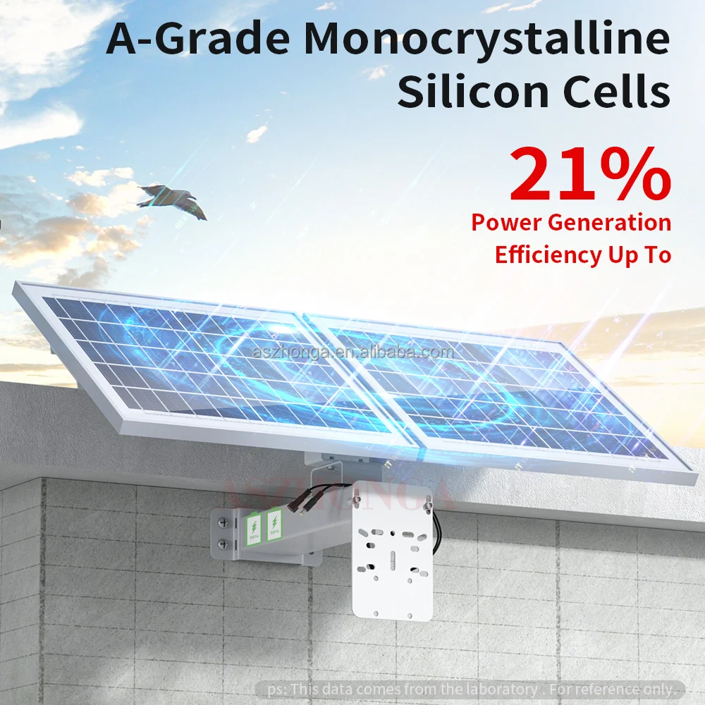 Solar System Off-grid Energy Storage System Lithium Battery for Home Farm Island Outdoor 4G Router Lighting Surveillance Camera